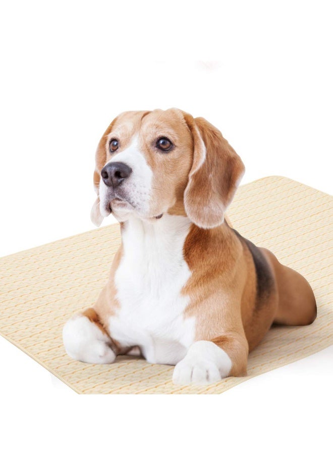 وسادة سرير مقاومة للماء حماية فراش قابلة للغسيل 4 طبقة بطانية ورقة ناعمة وممتصة وسائد البول للأطفال الصغار الأطفال والكبار مع الإكساس - Image 4